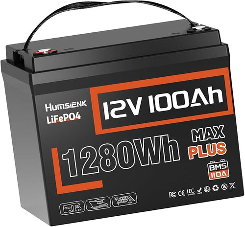 100Ah LiFePO4 Battery 12V Deep Cycle by HumsiENK