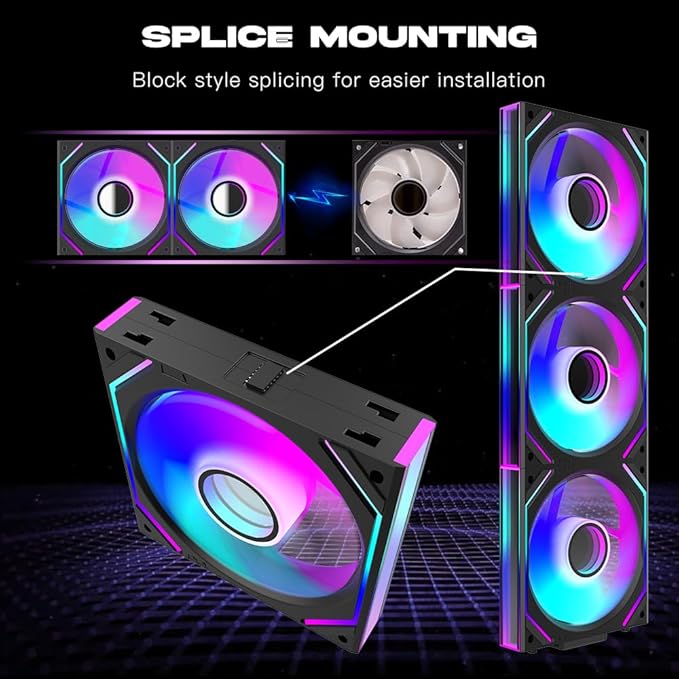 Jungle Leopard Interstellar V2 120mm Case Fan Infinity Mirror Module - Image 6