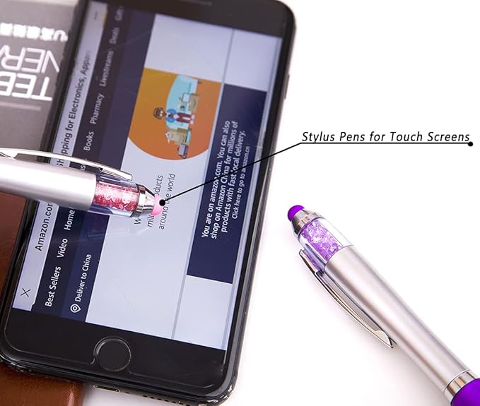 Stylus Pens 2-in-1 Ballpoint Pen 1.0mm Medium Point Pens - Image 2