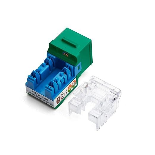 trueCABLE Cat6A Keystone Jack, Unshielded, 90 Degree Punch-Down, UL Listed - Image 2