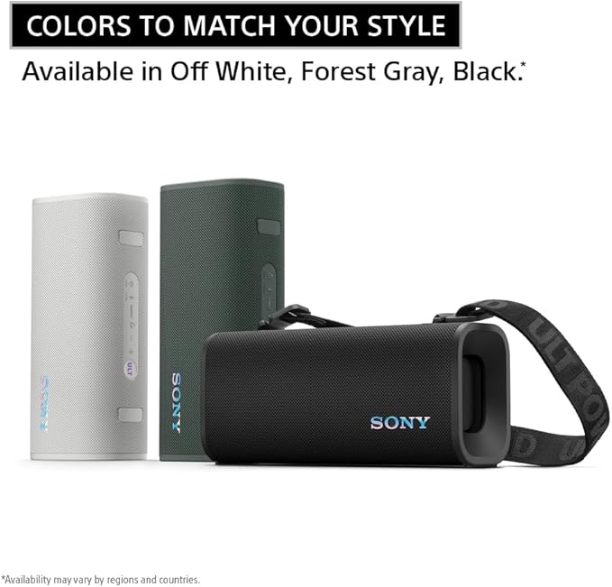 Sony ULT Field 3 Wireless Portable Bluetooth Speaker, IP67 Waterproof, and - Image 9