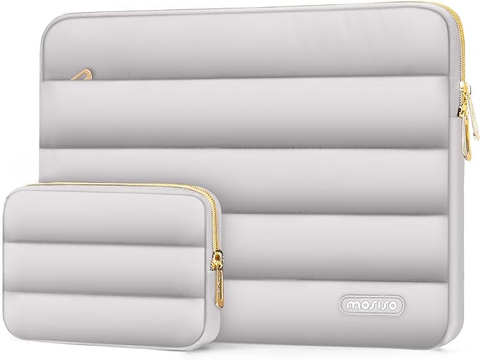 MOSISO 15-15.6 inch Laptop Case, 16 inch Puffy Laptop Sleeve Compatible by MOSISO