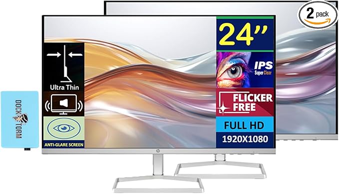 HP Series 5 524sa Monitor with Speakers 24" 100Hz IPS FHD 99% sRGB 300 Nits by HP