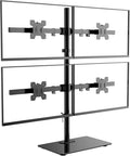 WALI Freestanding Quad Monitor Mount by WALI