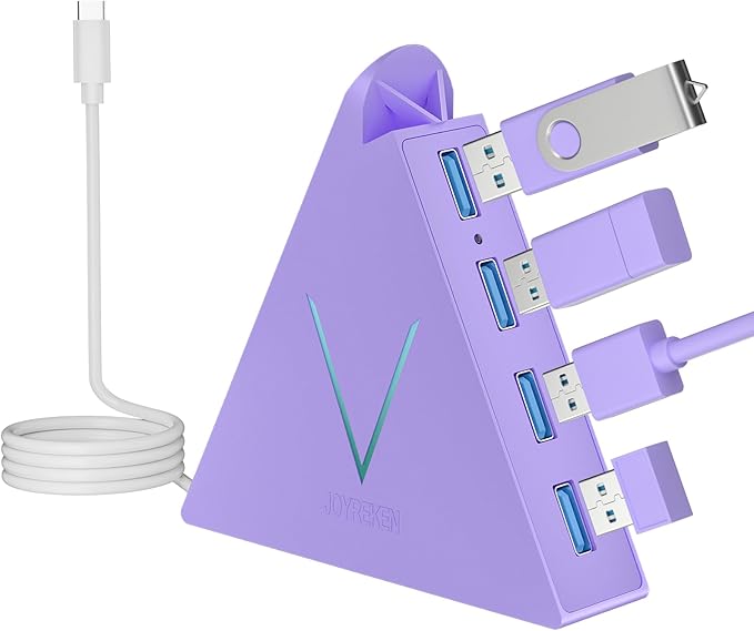 USB C Hub, USB Type C to 4-Port USB 3.0 Adapter by JoyReken