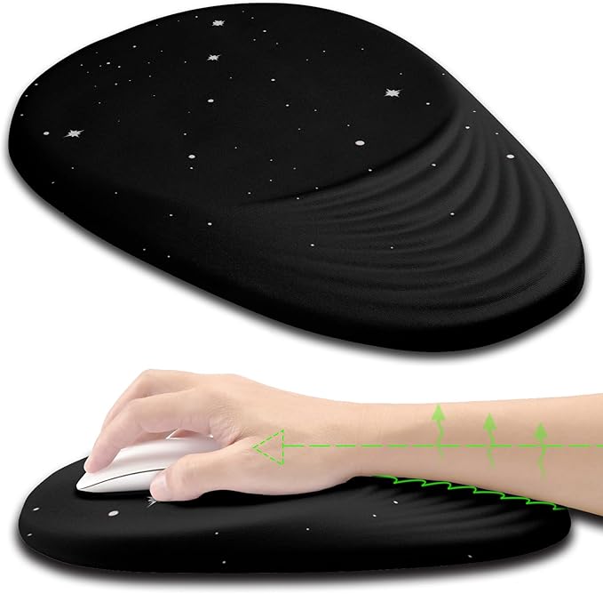 Ergonomic Mouse Pad Wrist Support, Mouse Pad by Armanza