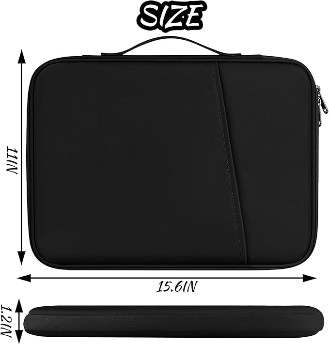 BoAn Laptop Sleeve Case, Handbags Portable Laptop Bag, 15.6 inch Bag Shockproof - Image 2