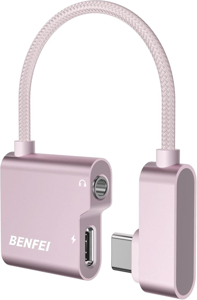 BENFEI USB C to Audio Jack Adapter by BENFEI