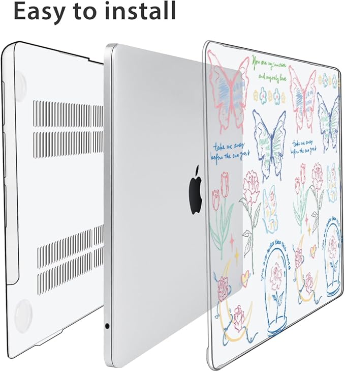 Compatible with MacBook Air 13.6 inch Case 2025 2024 2023 2022 Release M4 A3240 - Image 5