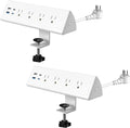 Jgstkcity Desk Clamp Power Strip, 20W Fast Charging Station, Surge Protector by Jgstkcity