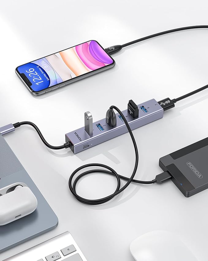 FORIDA USB C Hub-8 Port USB HUB - Image 7