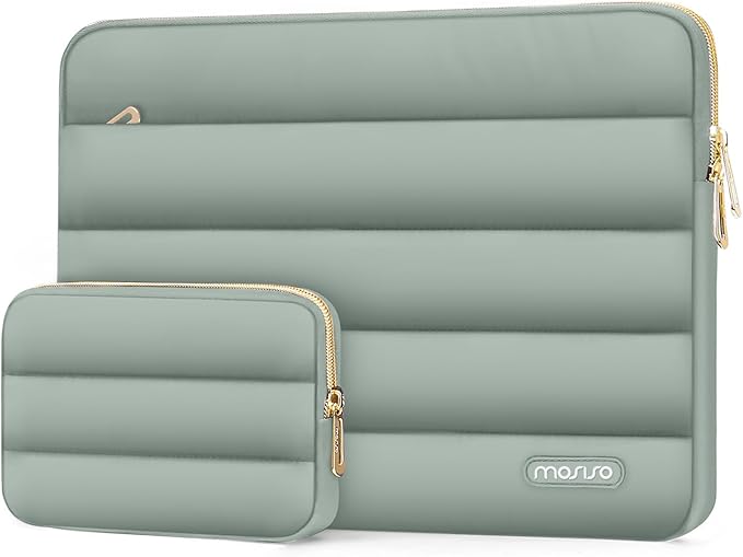 MOSISO 15-15.6 inch Laptop Case, 16 inch Puffy Laptop Sleeve Compatible by MOSISO