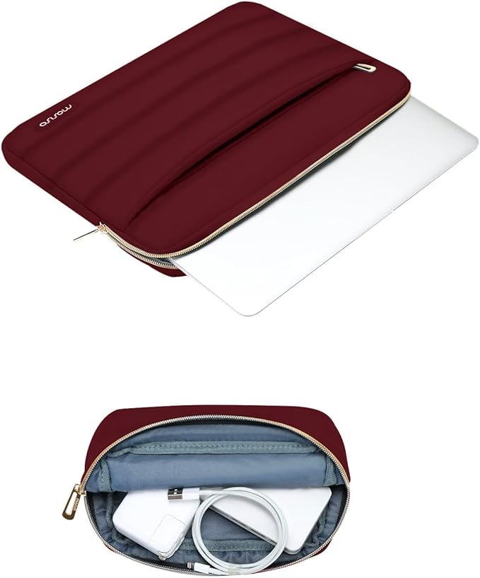 MOSISO 13.3 inch Laptop Case, 13-13.3 inch Puffy Laptop Sleeve Compatible - Image 3