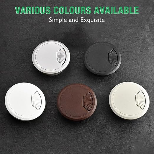 10 Pcs Desk Grommet 2" / 50 mm, Desk Cord Hole Cover, Cable Grommet ABS Plastic - Image 8