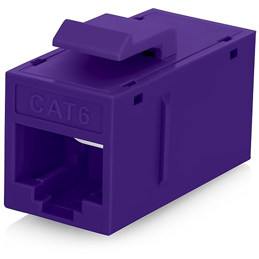 Everest Cat6 RJ45 Keystone Coupler by EverestMediaSolutions