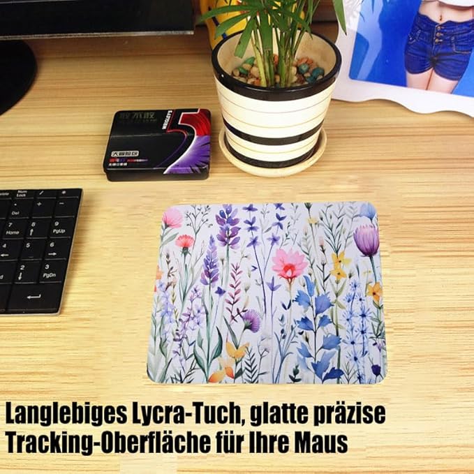 Mouse Pad, Gaming Mouse Pad, Non-Slip Rubber Base Mouse Mat - Image 2