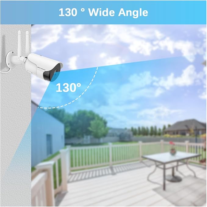 WEILAILIFE 【Dual Antenna Enhanced】 5MP Outdoor Wireless Security Camera System - Image 4