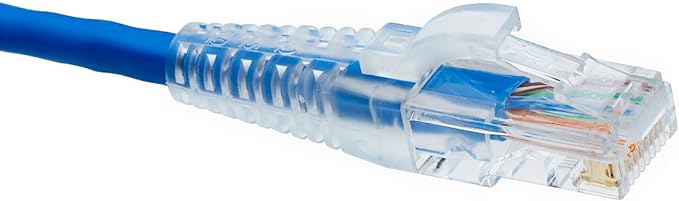 trueCABLE RJ45 Strain Relief Boots, Large 5.5 to 7.0mm Cut-to-Fit PVC Plug Cover by trueCABLE
