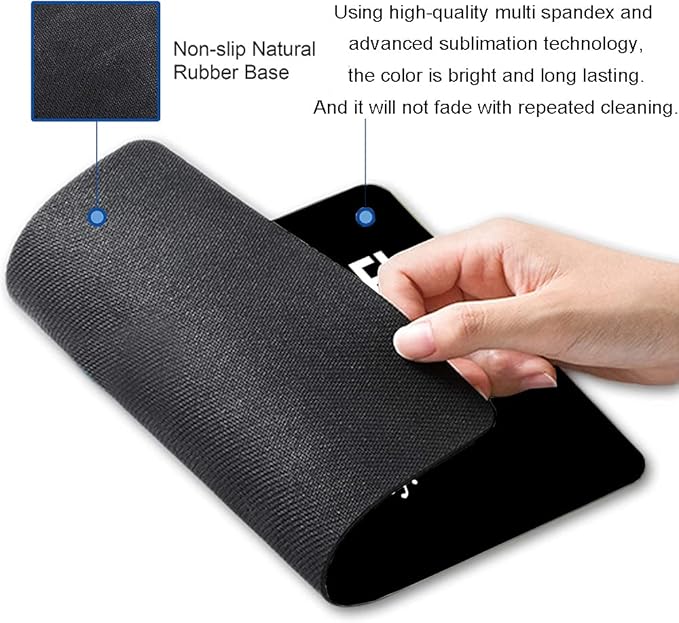 Motivational Mouse Pad, Square Mouse Mat Waterproof Mousepad Non-Slip Rubber - Image 6