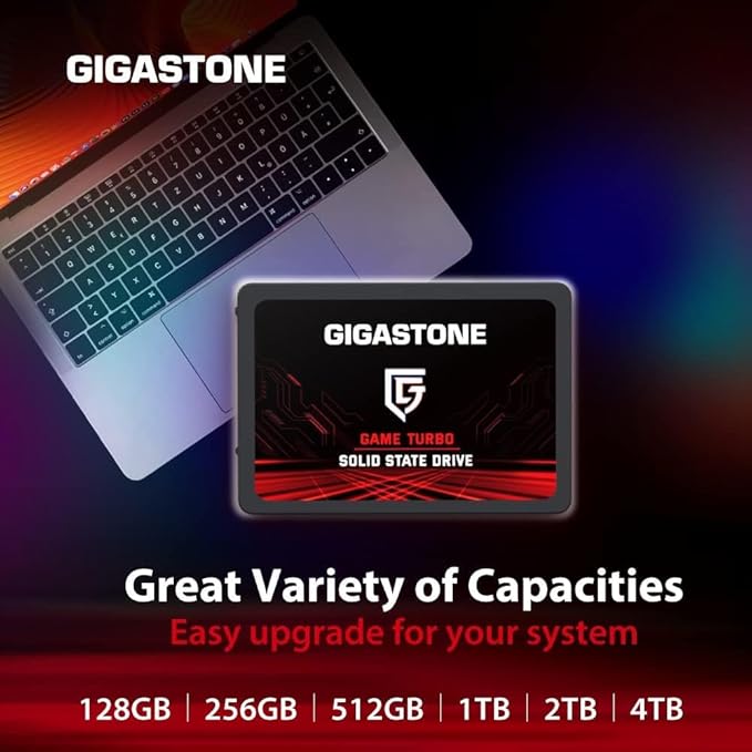 GIGASTONE SATA SSD 128GB 2.5 inch SSD 520MB/s Upgrade Laptop PC Memory and - Image 7