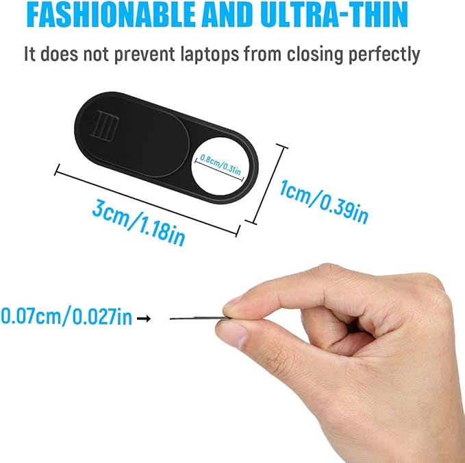 Webcam Cover Slide, Ultra Thin Phone Camera Cover, Camera Cover Blocker - Image 2