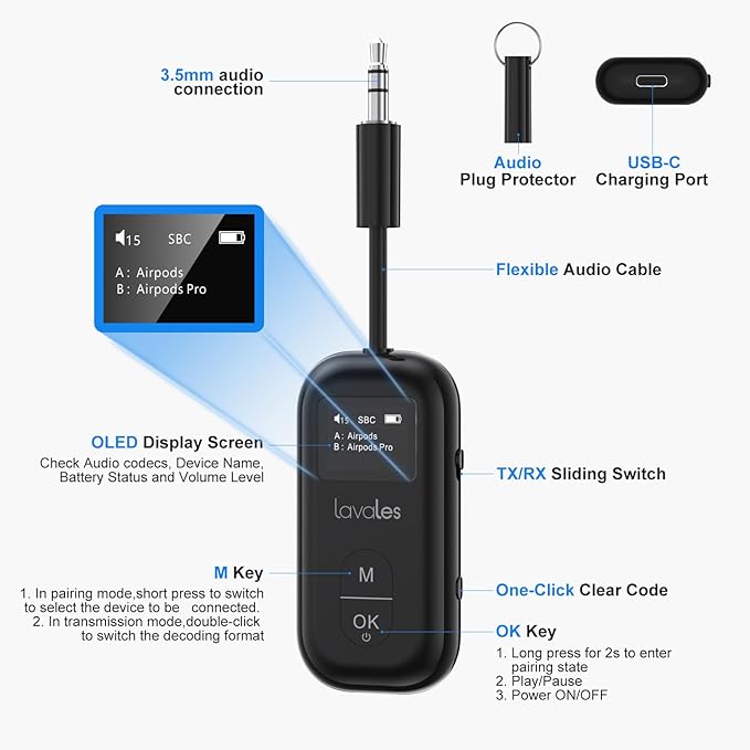 Bluetooth 5.3 Transmitter Receiver - Image 3