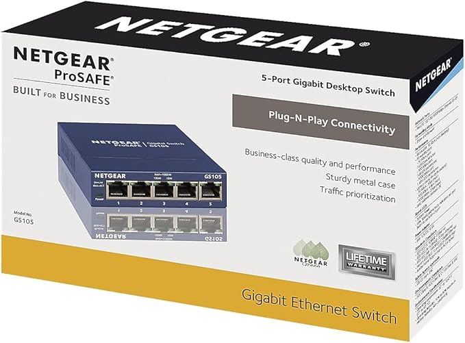 NETGEAR 5-Port Gigabit Ethernet Unmanaged Switch - Image 5