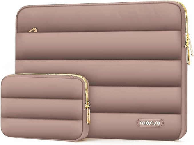 MOSISO 13.3 inch Laptop Case, 13-13.3 inch Puffy Laptop Sleeve Compatible by MOSISO