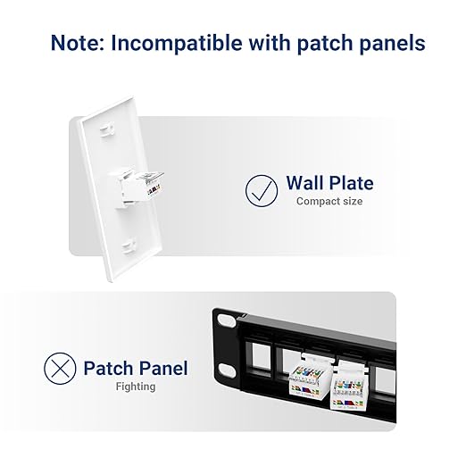 Cat6 RJ45 Keystone Jacks Toolless 25-Pack, Female RJ45 Connectors, Ethernet - Image 8