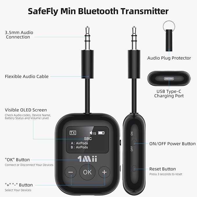 Airplane Bluetooth 5.3 Transmitter - Image 8