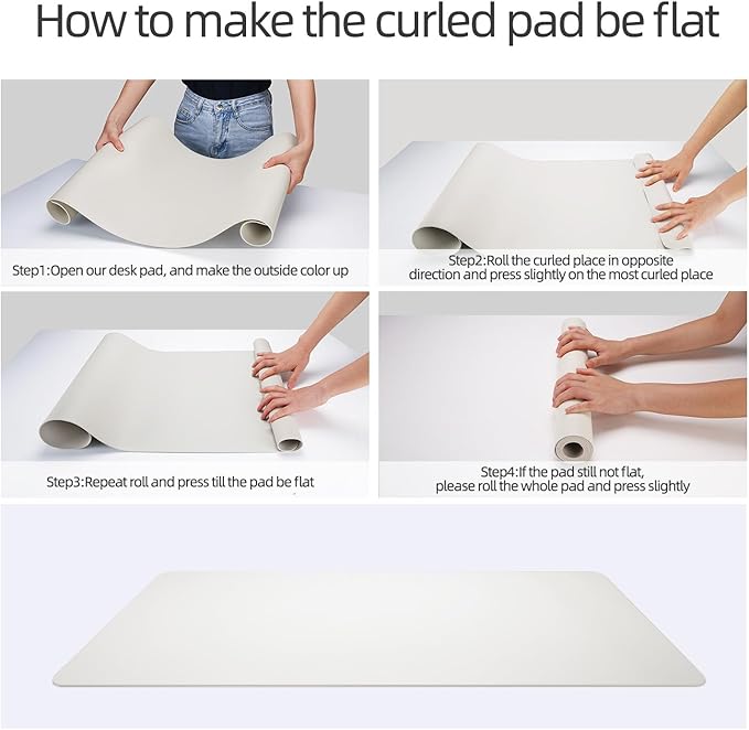 YSAGi Multifunctional Office Desk Pad, Ultra Thin Waterproof PU Leather Mouse - Image 8