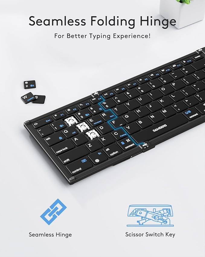 Samsers Foldable Bluetooth Keyboard - Image 6