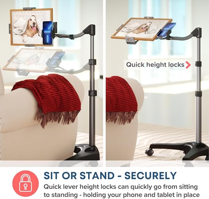 LEVO G2 Essential Tablet Floor Stand Tablet PCs, iPad mini, New iPad Pro - Image 2