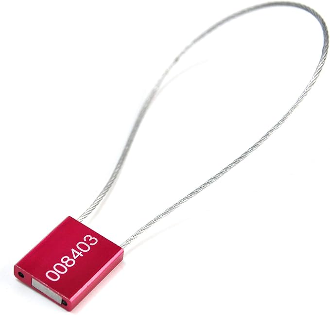 LeadSeals 500 Red Steel Cable Seals - Image 3