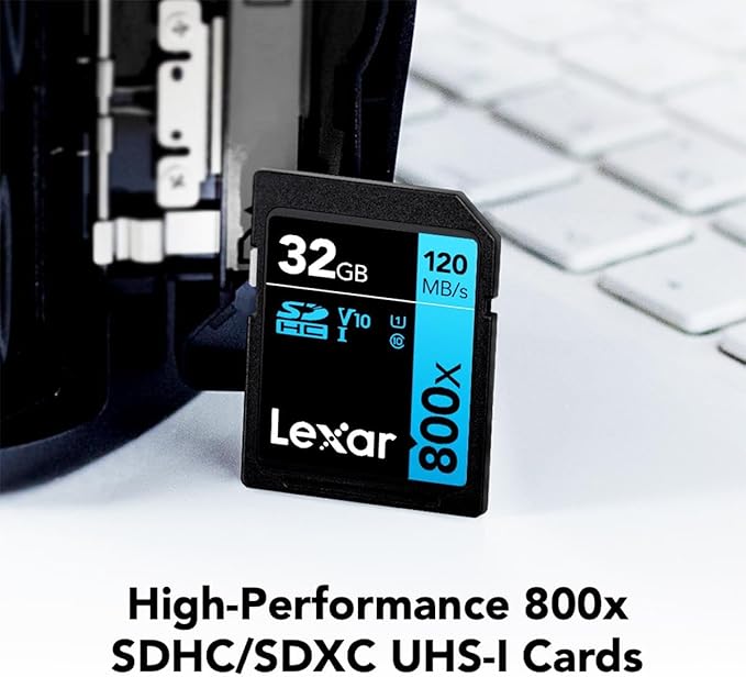 Lexar High-Performance 800x 32GB SDHC UHS-I Memory Cards, Full-HD & 4K Video - Image 2