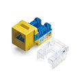 trueCABLE Cat6A Keystone Jack, Unshielded, 90 Degree Punch-Down, UL Listed by trueCABLE