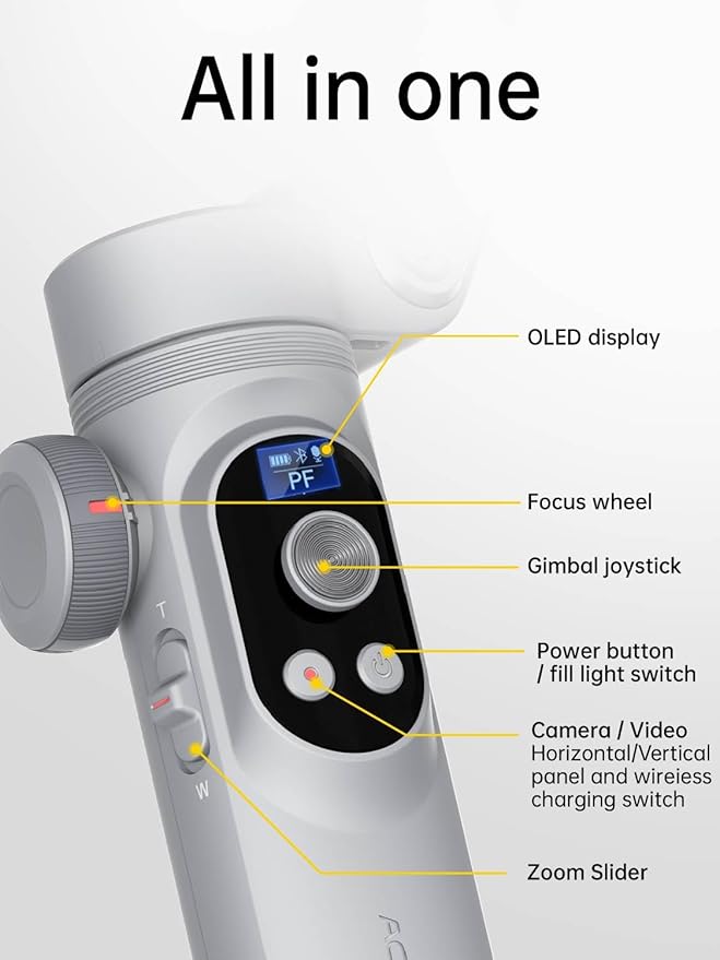 iPhone Gimbal, 3-Axis Gimbal Stabilizer - Image 6