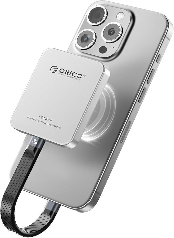 ORICO 2TB Magnetic External SSD, Aluminum Alloy, 4K 120Hz ProRes HDR Record and - Image 9