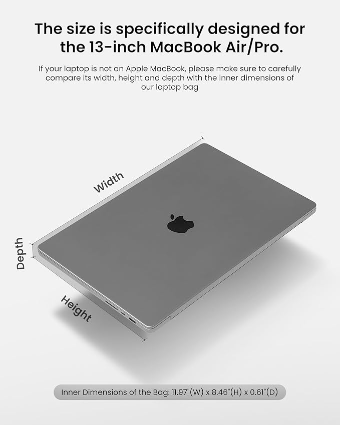 tomtoc 360° Protective Laptop Sleeve - Image 9