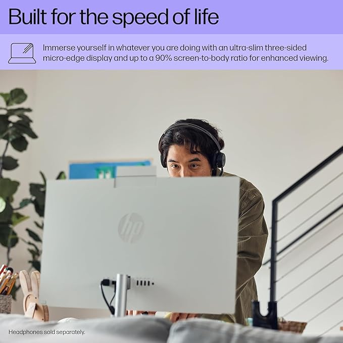 HP 27 Ultra 7 Business All-in-One Desktop, Intel 12 Cores Ultra 7 155U - Image 3