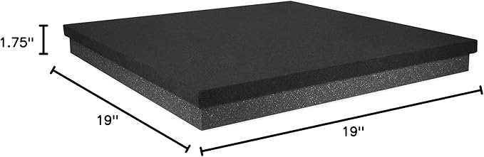 Rockville ISO 10-12 Isolation Platform Acoustic Riser Pad, High-Density Foam - Image 6