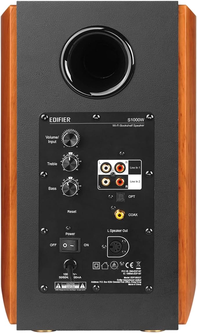 Edifier S1000W WiFi Audiophile Active Bookshelf 2.0 Speakers, 120W RMS Wireless - Image 4