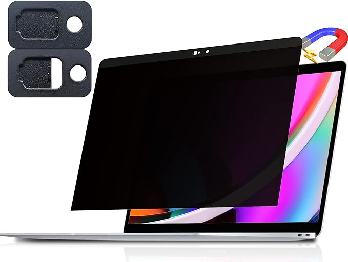Magnetic Privacy Screen for Macbook Pro 13 Inch / Macbook Air 13 in, Removable by peslv