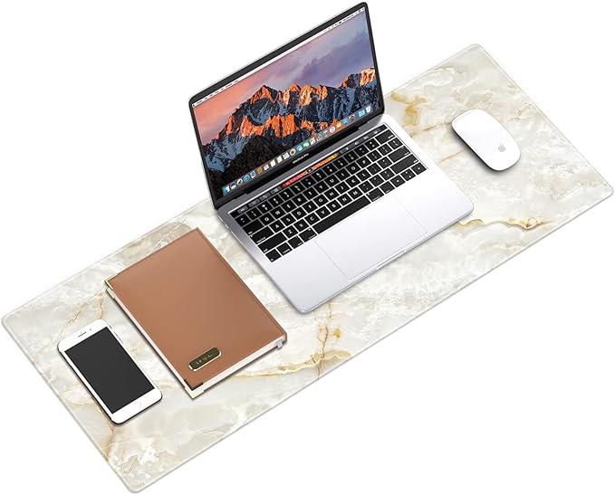 Galdas Large Mouse Pad Marble Pattern XXL XL Large Mouse Pad Mat Long Extended - Image 5