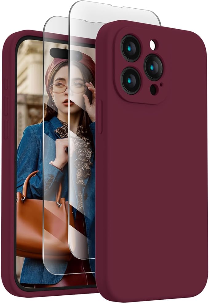 FireNova Designed for iPhone 15 Pro Case, Silicone Upgraded Phone Case with by FireNova