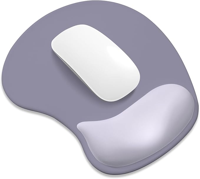 ITNRSIIET Ergonomic Mouse Pad, Cushioned Gel Wrist Rest, Non-Slip Base by +ITNRSIIET