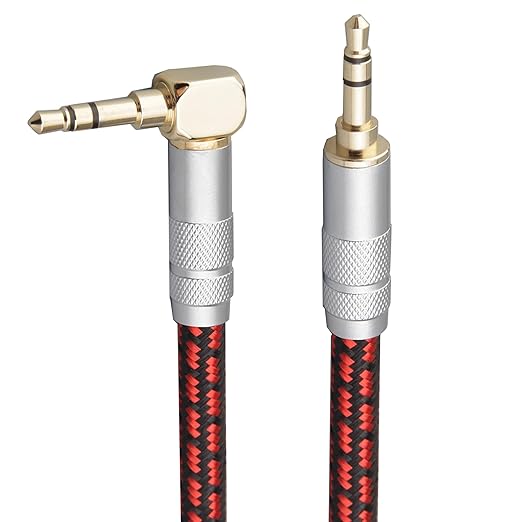 Audiophile High Purity Copper Aux Audio Cable 3.5mm Male to 3.5mm Male Audio by Primeda