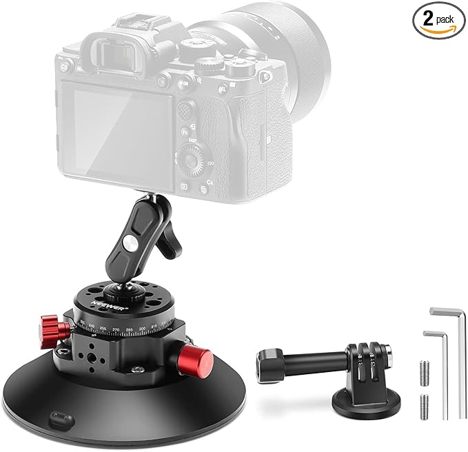 NEEWER 6" Suction Cup Camera Mount by Neewer