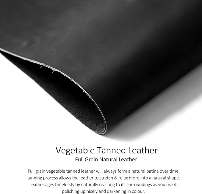 TobbinGear Leather Belt Phone Pouch, Left Handed Leather Cell Phone Holster - Image 5