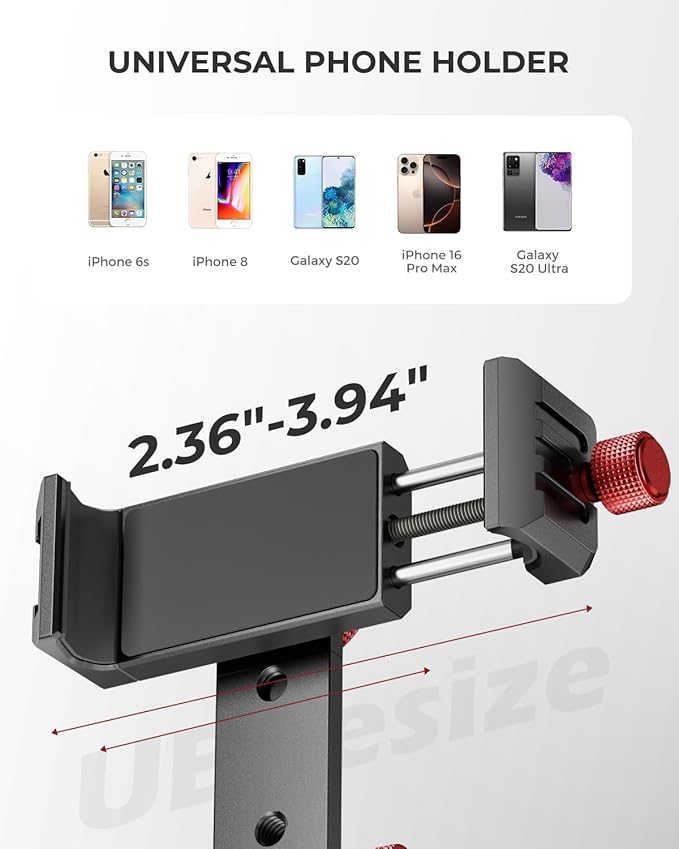 UBeesize Metal Phone Tripod Mount Cold Shoes - Image 4